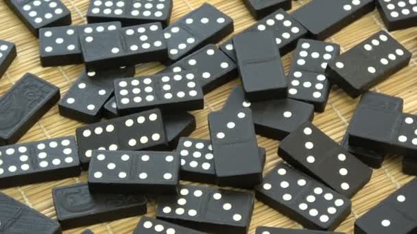 Arrière-plan rotatif os domino noir
 - Séquence, vidéo