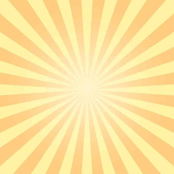 Absztrakt világos sárga nap sugarai háttér. Vektor - Vektor, kép