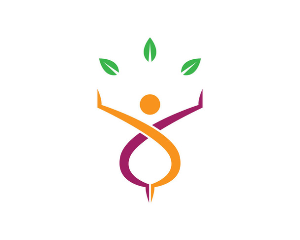 egészséges élet logó - Vektor, kép