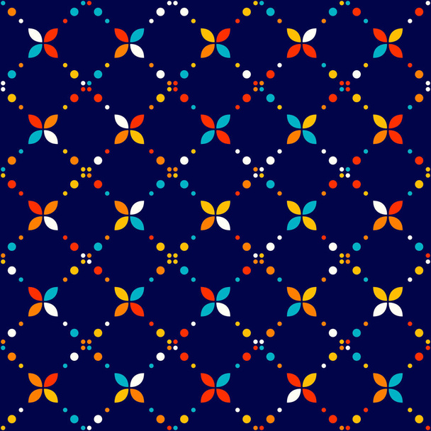 Αφηρημένη γεωμετρικό μοτίβο, μικρές κηλίδες και τελείες - Διάνυσμα, εικόνα