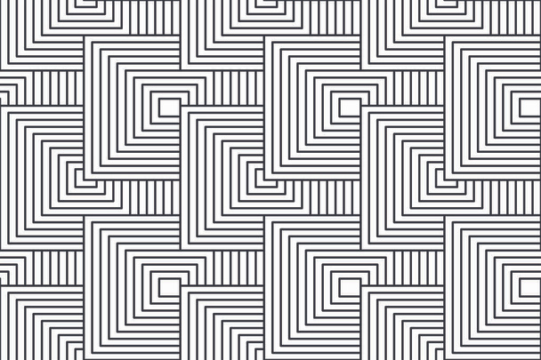 geometrisches nahtloses Muster mit linearen - Vektor, Bild