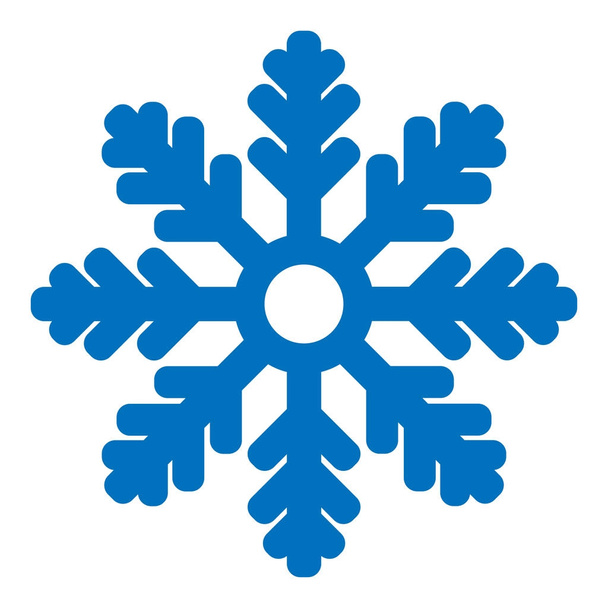 Pictogram Snowflake geïsoleerd - Vector, afbeelding