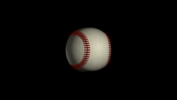 Baseball obrotowy pętli, obiektu 3d. - Materiał filmowy, wideo