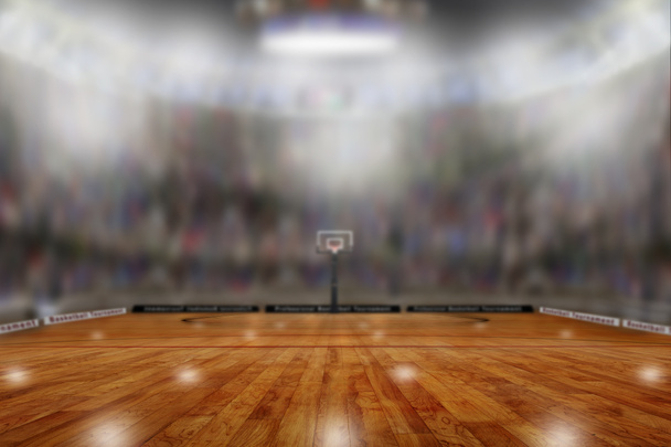 Basketbal Arena met kopie ruimte - Foto, afbeelding