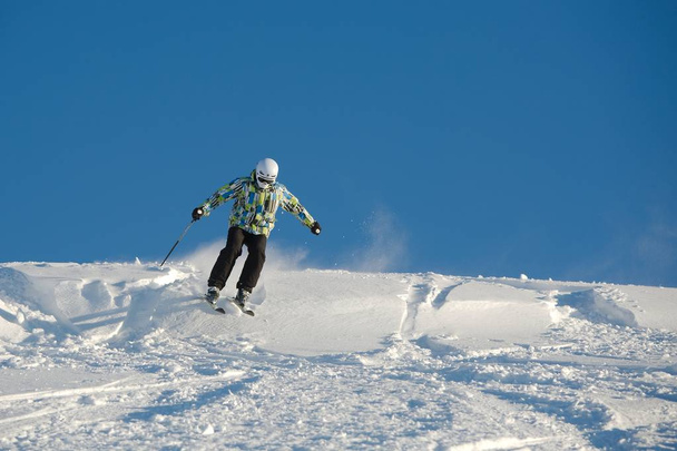 Skiing in fresh powder snow - Photo, image