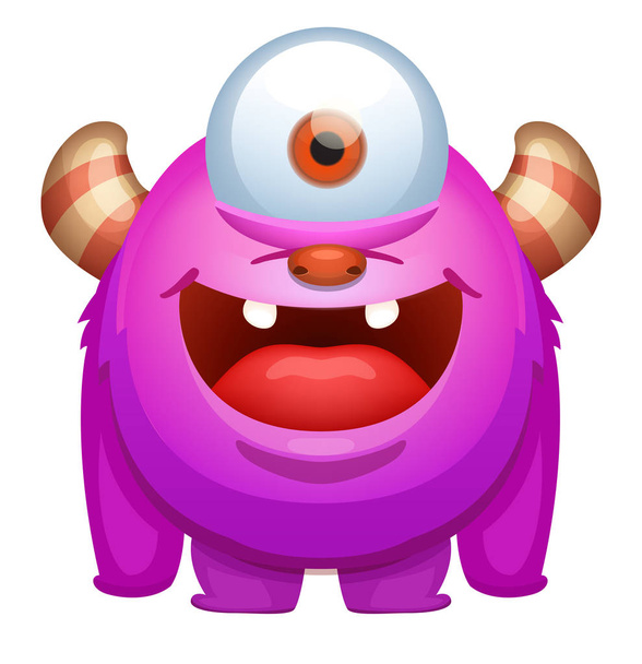 Lustiges Cartoon-Monster - Vektor, Bild