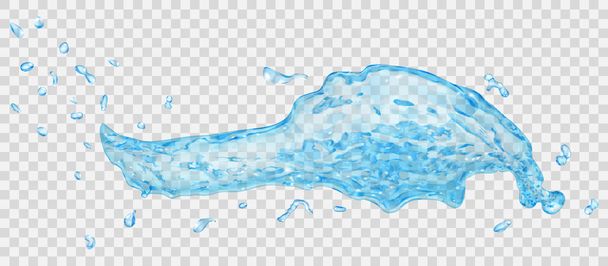 Splash of water - Vector, Image