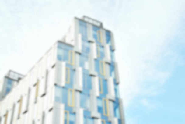 rozmazané moderní budova skleněná stěna - Fotografie, Obrázek
