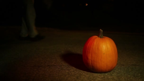 Halloween-Kürbis - Filmmaterial, Video