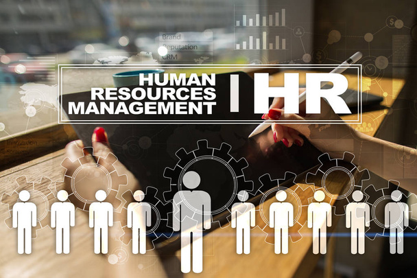 human resources management, hr, rekrutering, leiderschap en teambuilding. - Foto, afbeelding