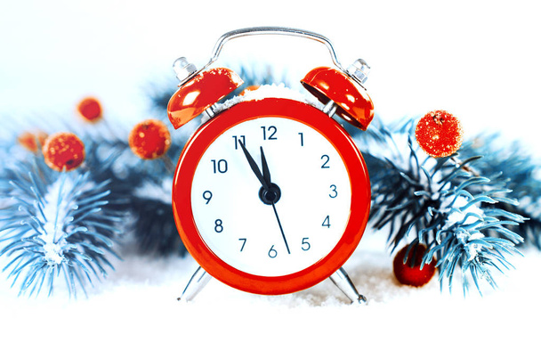 Christmas Eve and New Years clock - Photo, Image