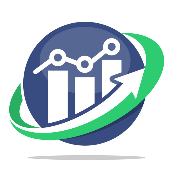 logotipo de icono para consultoría empresarial, marketing empresarial, negocio de inversión
 - Vector, imagen