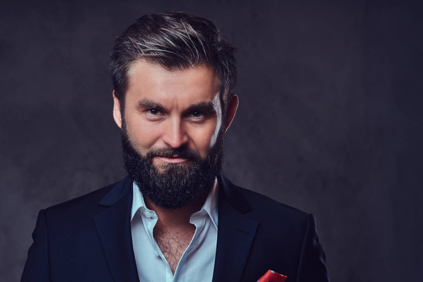 A stylish bearded man - Fotoğraf, Görsel