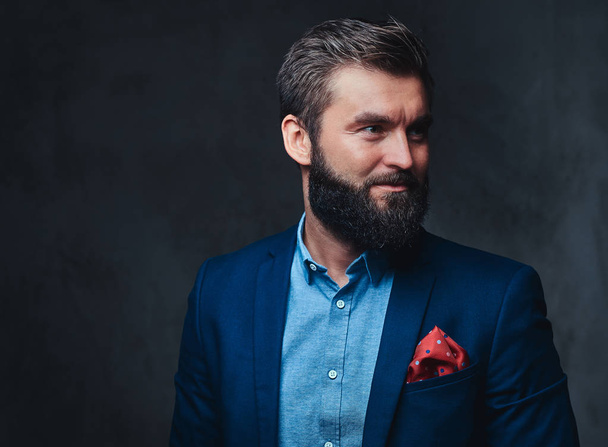 A stylish bearded man - Photo, Image