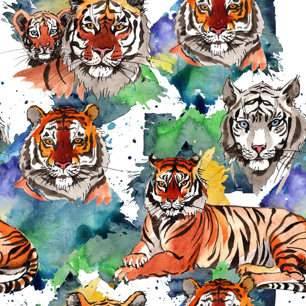 Padrão de tigres exóticos
 - Foto, Imagem
