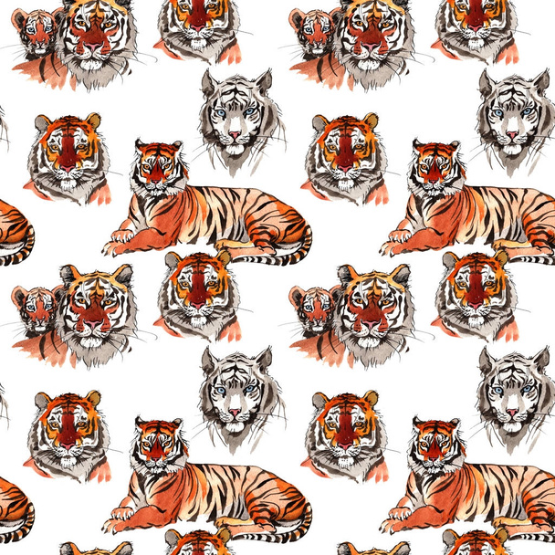Exotic tigers pattern - Photo, Image