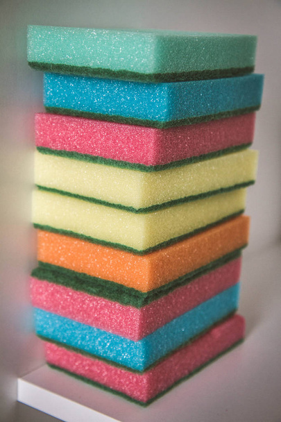Stack of sponges  - Фото, зображення