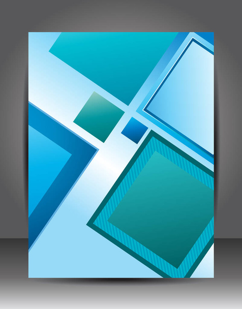 Brochure design background - Vector, imagen