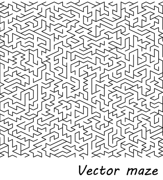Labyrinth-Vektorillustration - Vektor, Bild