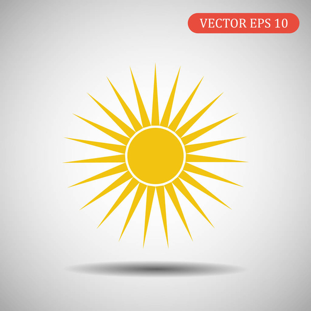 Ikona slunce. Vektorové eps 10 - Vektor, obrázek