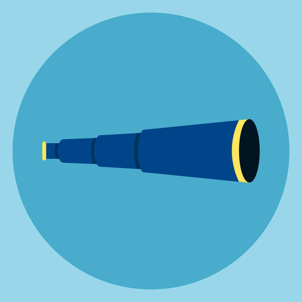 Spyglass Icon Business Foresight Concept - Vector, Imagen