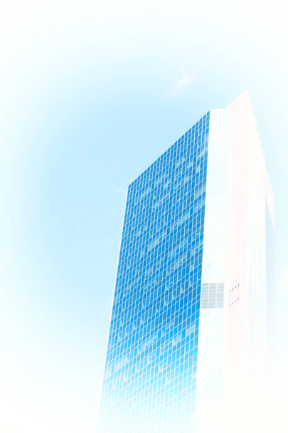 στο Σίδνεϊ της Αυστραλίας, ο ουρανοξύστης και το παράθυρο βεράντα όπως αφηρημένα φόντο - Φωτογραφία, εικόνα