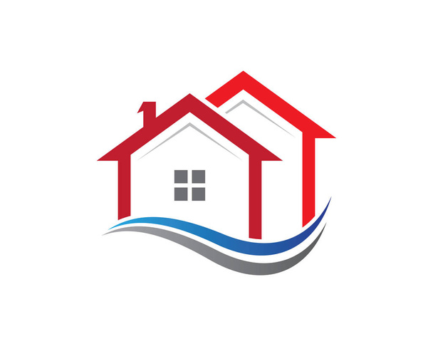 Logovorlage für Immobilien - Vektor, Bild
