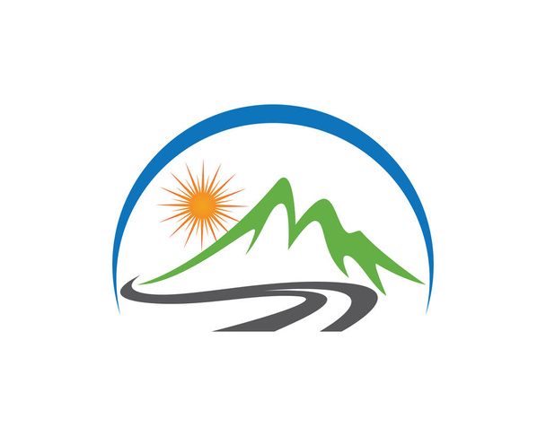 Mountains Logo Template - Vector, Image