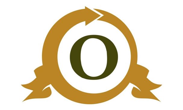 Moderní Logo řešení písmeno O - Vektor, obrázek
