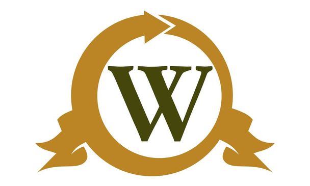 Moderní Logo řešení písmeno W - Vektor, obrázek