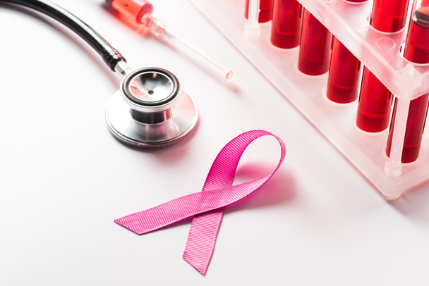 Breast Cancer Awareness Ribbon - Photo, Image