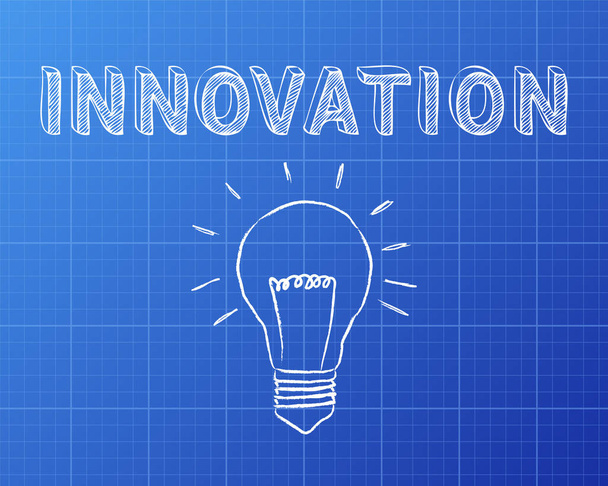 Plan directeur de l'ampoule d'innovation
 - Vecteur, image