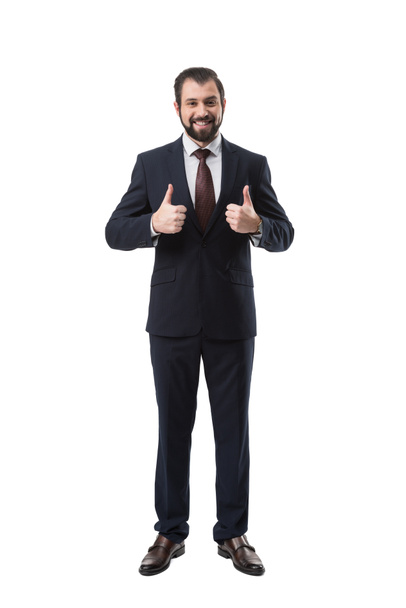 businessman with thumbs up - Фото, изображение