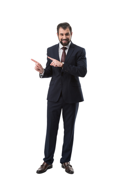 businessman pointing at something - Foto, afbeelding