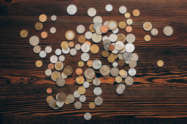 collection of different coins - 写真・画像