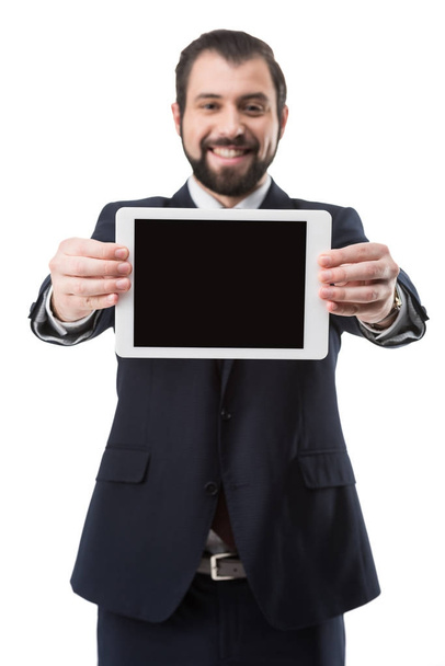 businessman with digital tablet  - Фото, зображення