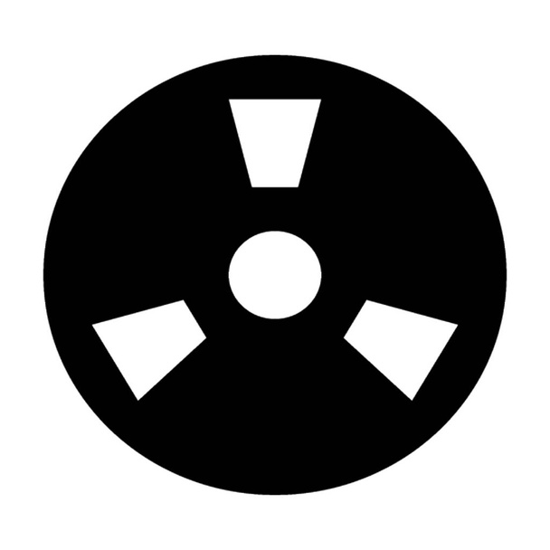  Radioactive Vector Icon - Вектор,изображение
