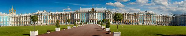 Petersburgo, Rusia - 29 de junio de 2017: Katherine 's Palace Hall en Tsarskoe Selo Pushkin, Rusia. - Foto, Imagen