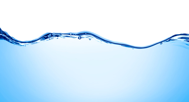 kék víz hullám folyékony splash buborék ital - Fotó, kép