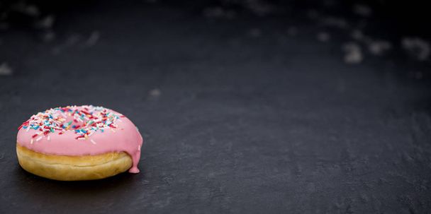 Pink glazed Donut - Photo, Image