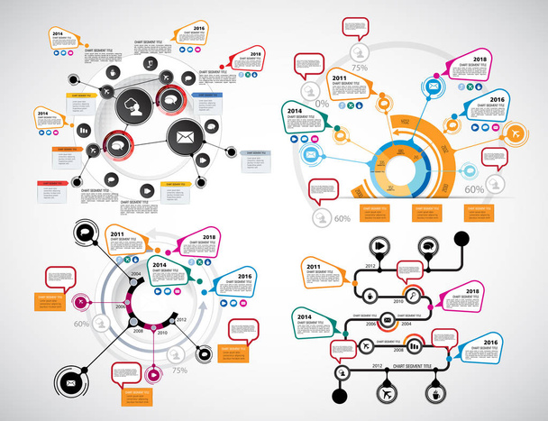 Business infographics layout - Вектор,изображение