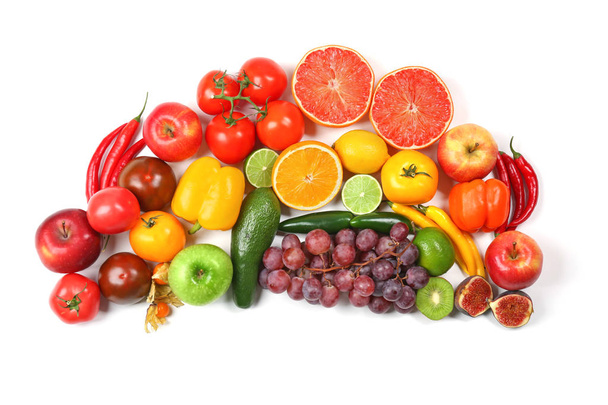 Frutas e legumes diferentes
 - Fotografia, imagem