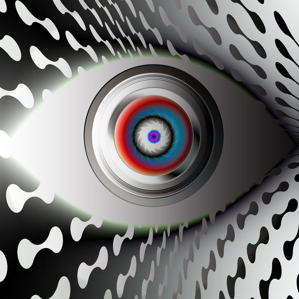 A kamera-szem - Vektor, kép