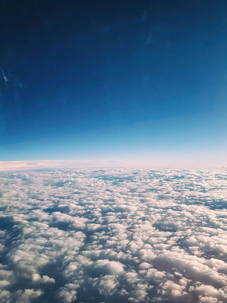 Небо с самолета, красивый фон
 - Фото, изображение