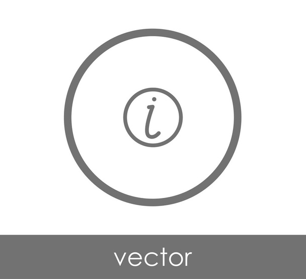 information sign icon  - Vector, afbeelding