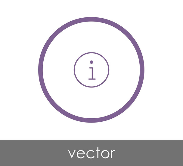 information sign icon  - Vetor, Imagem