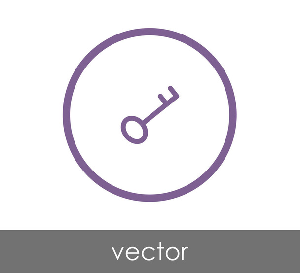 design of key icon - Vektör, Görsel
