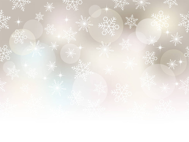 nahtloser Schnee Hintergrund Illustration - Vektor, Bild