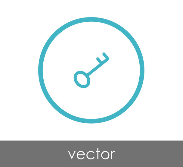 design of key icon - Vector, Image