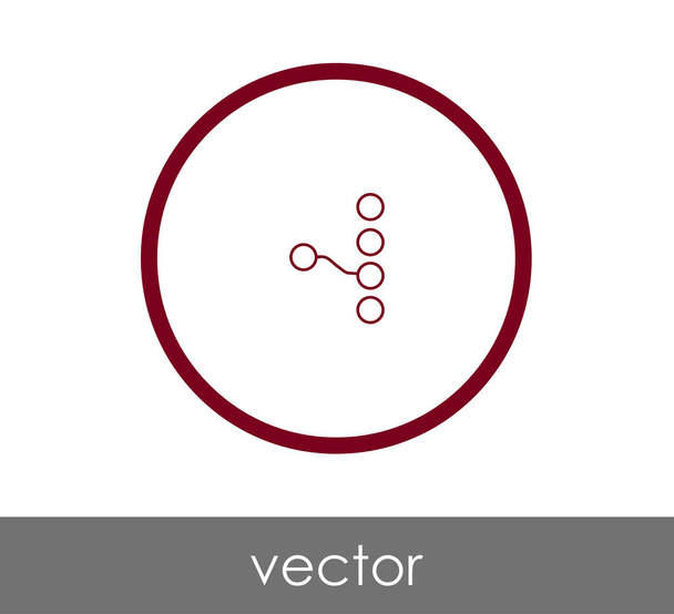 hierarchy icon illustration - Vector, Imagen
